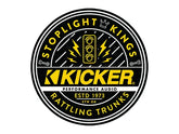4" Round KICKER Decals
