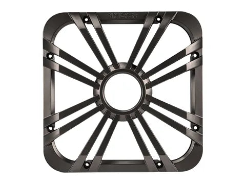 12" Square Charcoal LED Grille