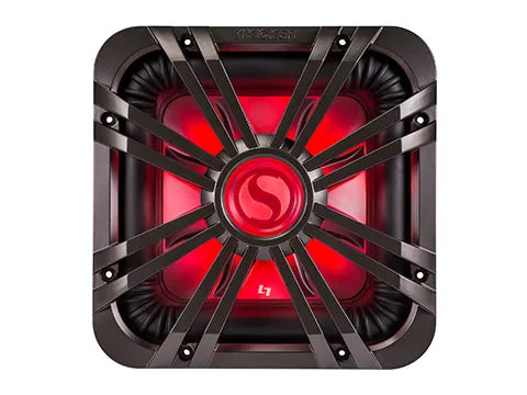 12" Square Charcoal LED Grille