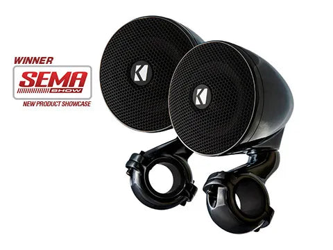 PSM 3" 2&Omega; Gloss Black Enclosed Speaker Pair