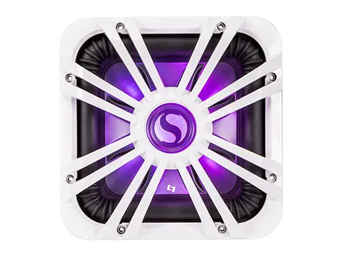 10" Square White LED Grille